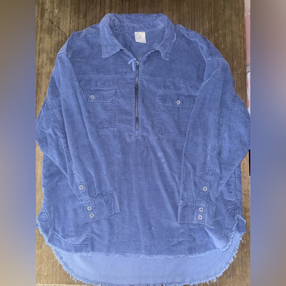 OFFLINE By Aerie half zip up shirt